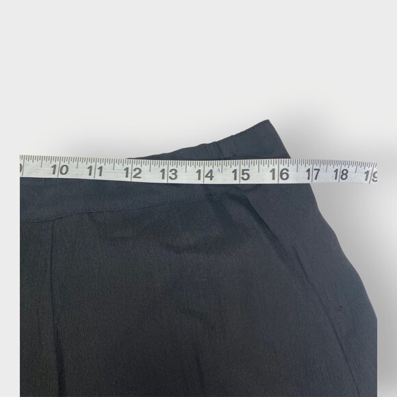 Soft Surroundings Maxi Skirt | L Tall | Black Crinkle | Boho Witchy - Picture 11 of 13